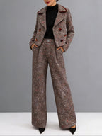 Marina | Conjunto Tweed Elegante de Chaqueta y Pantalón