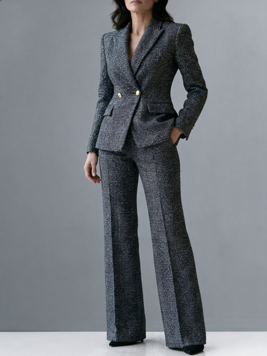 Lorena | Traje de tweed elegante para entretiempo