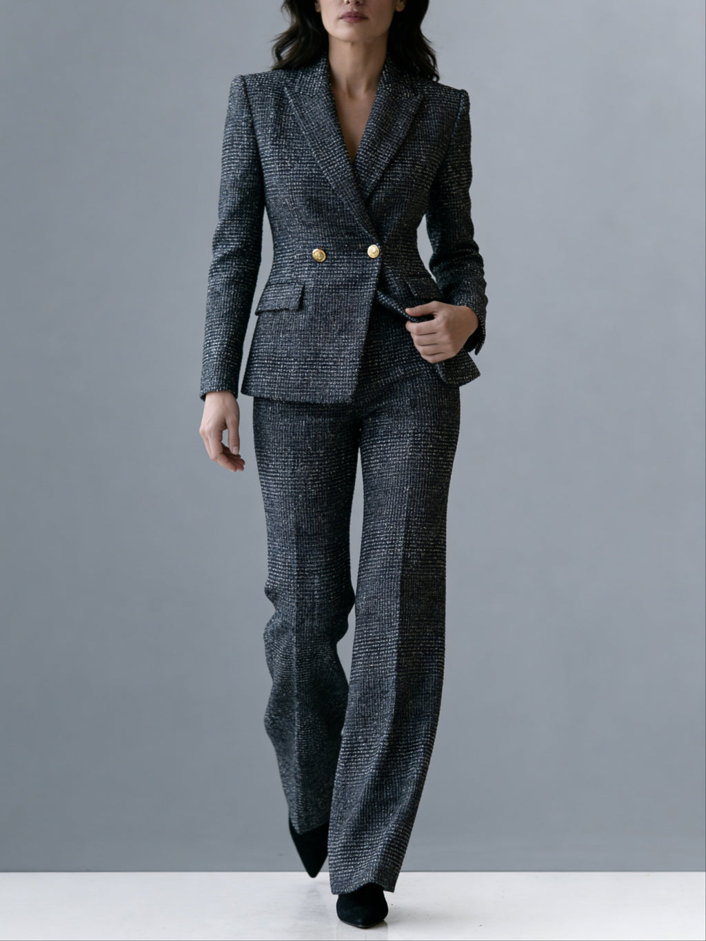 Lorena | Traje de tweed elegante para entretiempo