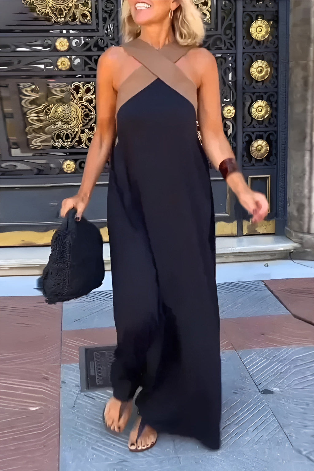 Ariadna | Vestido de escote cruzado