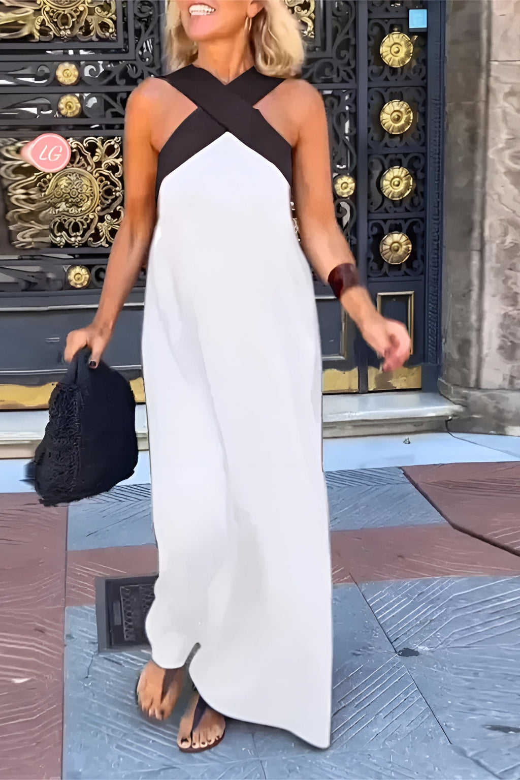 Ariadna | Vestido de escote cruzado
