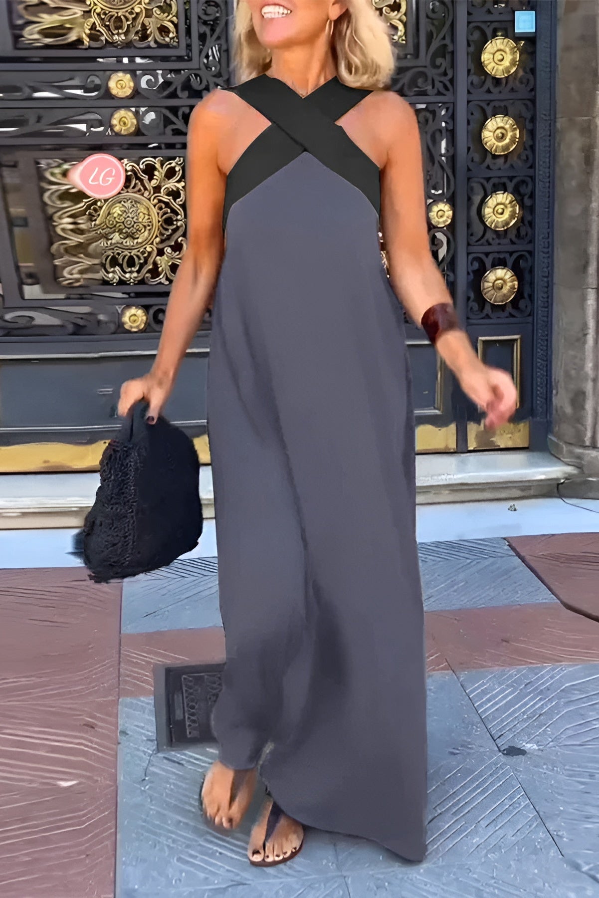 Ariadna | Vestido de escote cruzado