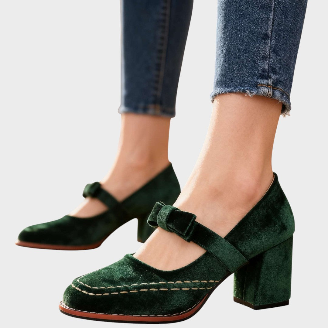 Alessia | Mocasines de Terciopelo