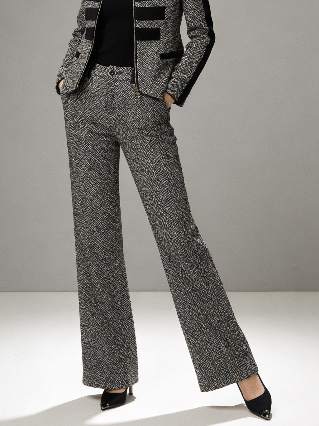 Adriana | Conjunto Tweed Elegante de Chaqueta y Pantalón